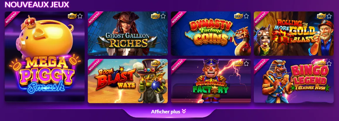Sélection de machines à sous – thèmes variés, jackpots et nouvelles sorties