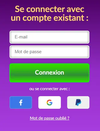 Connexion membre – accès sécurisé au compte avec identifiants et option 2FA